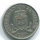 25 CENTS 1971 NIEDERLÄNDISCHE ANTILLEN Nickel Koloniale Münze #S11569.D.A - Antilles Néerlandaises