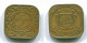 5 CENTS 1966 SURINAM NIEDERLANDE Nickel-Brass Koloniale Münze #S12788.D.A - Suriname 1975 - ...