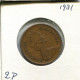 2 NEW PENCE 1981 UK GBAN BRETAÑA GREAT BRITAIN Moneda #AU814.E.A - 2 Pence & 2 New Pence