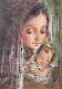 Virgen María Virgen Niño JESÚS Navidad Religión Vintage Tarjeta Postal CPSM #PBP923.A - Vergine Maria E Madonne