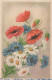 FLOWERS Vintage Ansichtskarte Postkarte CPA #PKE705.A - Flowers