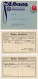 Germany 1927 Cover W/ Invoice & Receipt; Melle - F.E. Haag Buchdruckerei Kunstdruckerei; 10pf. Frederick The Great - Storia Postale