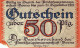50 PFENNIG 1919 Stadt BORNA Saxony DEUTSCHLAND Notgeld Banknote #PF725 - [11] Local Banknote Issues