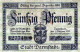 50 PFENNIG 1919 Stadt DARMSTADT Hesse DEUTSCHLAND Notgeld Banknote #PG461 - [11] Emissions Locales