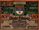 50 PFENNIG 1921 Stadt ERKELENZ Rhine UNC DEUTSCHLAND Notgeld Banknote #PA557 - [11] Local Banknote Issues