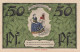 50 PFENNIG 1921 Stadt ERFURT Saxony UNC DEUTSCHLAND Notgeld Banknote #PB318 - [11] Lokale Uitgaven