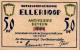 50 PFENNIG 1921 Stadt ELLERHOOP Schleswig-Holstein UNC DEUTSCHLAND #PB187 - [11] Lokale Uitgaven