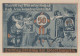 50 PFENNIG 1921 Stadt BÜRGEL Thuringia UNC DEUTSCHLAND Notgeld Banknote #PA330 - Lokale Ausgaben