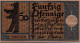 50 PFENNIG 1921 Stadt BERLIN UNC DEUTSCHLAND Notgeld Banknote #PA177 - [11] Lokale Uitgaven