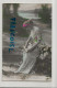 Photographie. Jeune Fille Broderie, Fleurs. Fauvette 1526. 1912 - Mujeres