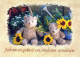 GEBÄREN Tier Vintage Ansichtskarte Postkarte CPSM #PBS200.DE - Osos