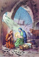 Jungfrau Maria Madonna Jesuskind Weihnachten Religion Vintage Ansichtskarte Postkarte CPSM #PBB879.DE - Maagd Maria En Madonnas