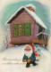 WEIHNACHTSMANN SANTA CLAUS Neujahr Weihnachten Vintage Ansichtskarte Postkarte CPSM #PAU516.DE - Santa Claus