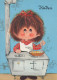 NIÑOS HUMOR Vintage Tarjeta Postal CPSM #PBV442.ES - Cartes Humoristiques