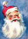 PAPÁ NOEL NAVIDAD Fiesta Vintage Tarjeta Postal CPSM #PAJ778.ES - Santa Claus