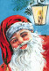 PAPÁ NOEL NAVIDAD Fiesta Vintage Tarjeta Postal CPSM #PAJ845.ES - Santa Claus