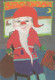 PÈRE NOËL Bonne Année Noël Vintage Carte Postale CPSM #PBL014.FR - Santa Claus