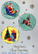 PÈRE NOËL NOËL Fêtes Voeux Vintage Carte Postale CPSM #PAJ919.FR - Santa Claus