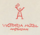 Meter Cover Netherlands 1962 Victoria Hotel Amsterdam - Altri & Non Classificati