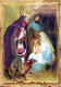 Virgen Mary Madonna Baby JESUS Christmas Religion Vintage Postcard CPSM #PBP715.GB - Vierge Marie & Madones