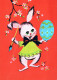 EASTER RABBIT EGG Vintage Postcard CPSM #PBO394.GB - Ostern