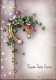 Happy New Year Christmas HORSESHOE Vintage Postcard CPSM #PAT855.GB - Nouvel An