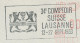 Postmark Cut Switzerland 1953 National Trade Fair - Unclassified