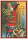 SANTA CLAUS CHRISTMAS Holidays Vintage Postcard CPSM #PAK815.GB - Kerstman