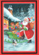 SANTA CLAUS CHILDREN CHRISTMAS Holidays Vintage Postcard CPSM #PAK276.GB - Santa Claus