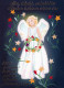 ANGEL CHRISTMAS Holidays Vintage Postcard CPSM #PAH170.GB - Angels