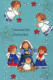 ANGEL CHRISTMAS Holidays Vintage Postcard CPSM #PAH361.GB - Angels
