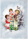 ANGEL CHRISTMAS Holidays Vintage Postcard CPSM #PAG919.GB - Angels