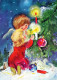 ANGELO Natale Vintage Cartolina CPSM #PBP397.IT - Engel