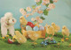 PASQUA POLLO Vintage Cartolina CPSM #PBO962.IT - Easter