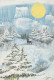 Buon Anno Natale Vintage Cartolina CPSM #PBM899.IT - Neujahr