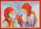 BABBO NATALE Buon Anno Natale Vintage Cartolina CPSM #PBL085.IT - Kerstman