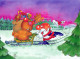 BABBO NATALE Buon Anno Natale Vintage Cartolina CPSM #PBB236.IT - Kerstman