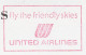 Meter Top Cut Netherlands 1994 United Airlines - Airplanes