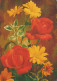 FIORI Vintage Cartolina CPSM #PAS077.IT - Flowers