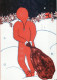 BABBO NATALE Natale Vintage Cartolina CPSM #PAK552.IT - Santa Claus