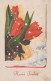 ANGELO Buon Anno Natale Vintage Cartolina CPSMPF #PAG798.IT - Anges