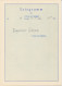 Telegram Germany 1936 - Schmuckblatt Telegramme Angels - Cherubs - Amor - Cupid - Fruit Wreath - Andere & Zonder Classificatie