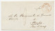 Naamstempel Hoogeveen 1854 - Lettres & Documents