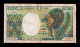 Congo 10000 Francs 1992 Pick 13 Bc/Mbc F/Vf - Repubblica Del Congo (Congo-Brazzaville)