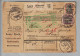 DE Heimat Sa. Halberstadt 1912-06-15 Firmen-Paketkarte Louis Koch Nach Aarau CH - Briefe U. Dokumente