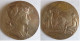 Medaille En Bronze Exposition Universelle De Paris 1889 Nu, Par Daniel Dupuis - Otros & Sin Clasificación