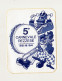 Carnevale Rezzese 1984  11 X 14 Cm   ADESIVO STICKER  NEW ORIGINAL - Stickers