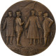 France, Médaille, Hommage Au Général Pershing, 1918, Bronze, Pillet, SPL - Sonstige & Ohne Zuordnung