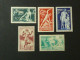 MONACO, Année 1948, YT N° 314-315-316-319-320 Neufs MH - Unused Stamps