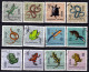 ⁕ Poland / Polska 1963 ⁕ Reptiles And Amphibians Mi.1393-1404 ⁕ 12v Used - Usati